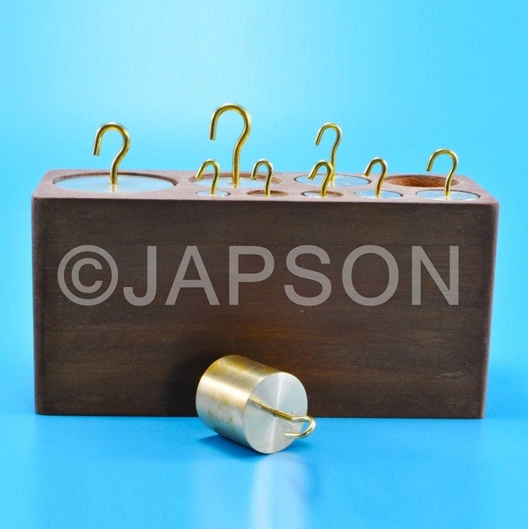 Masses (Weights), Hooked, Double sided, Fixed, Brass Masses (Weights), Hooked, Double sided, Fixed, Brass